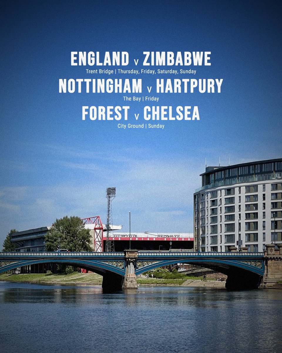 Some week to be a sports fan in Nottingham🤌