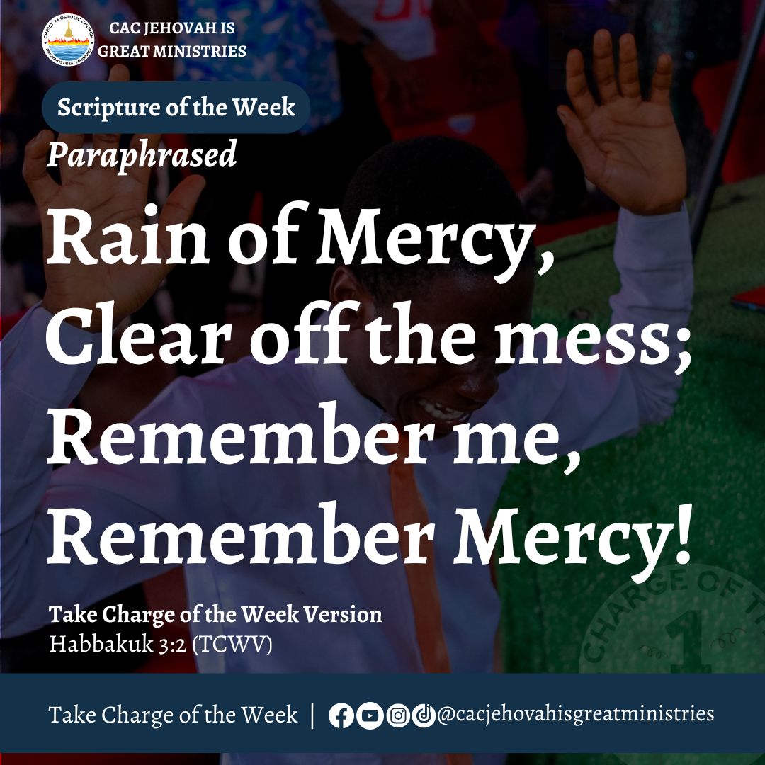 cacjigm's tweet photo. Rain of Mercy
Clear off the mess!
Remember me
Remember Mercy!
#cacjehovahisgreatministries
#takechargeoftheweek
#scriptureoftheweek
#pastortimmy https://t.co/hg36gHugQK