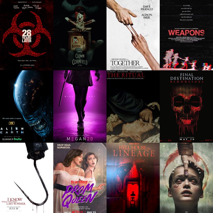 TerrorAdiccion's tweet photo. El estreno de "Destino Final 6" da por inaugurado un maravilloso verano de cine de terror.

Menudo 2025. https://t.co/ARJxX32fMX