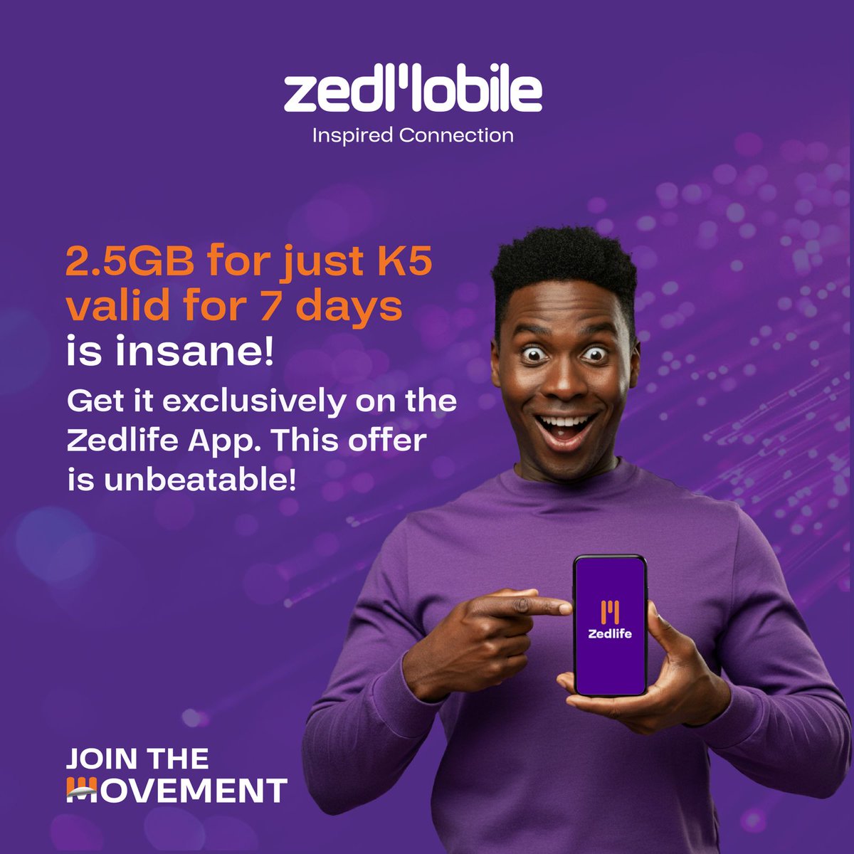 Get 2.5GB for only K5, valid for 7 days—exclusively on the ZedLife App!  onelink.to/k725at Whether you're streaming, browsing, or chatting, this amazing offer has you covered.
Why settle for less when you can get more? buy any bundle and stand a chance to win a sukuki fronx