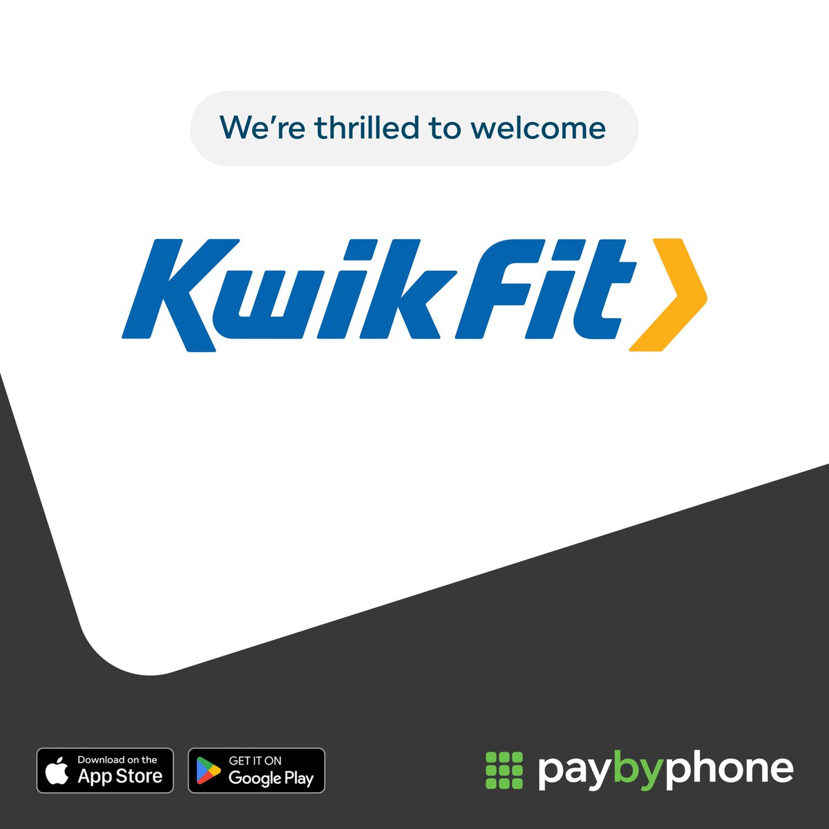 🆕🇬🇧 You can now book your MOT at over 600 <a href="/kwikfit/">KwikFit</a> garages across the country on PayByPhone!

With many of Kwik Fit's centres open 7 days a week, PayByPhone users can book their MOT wherever, whenever they need around their schedule.

It only takes a few taps to book into a