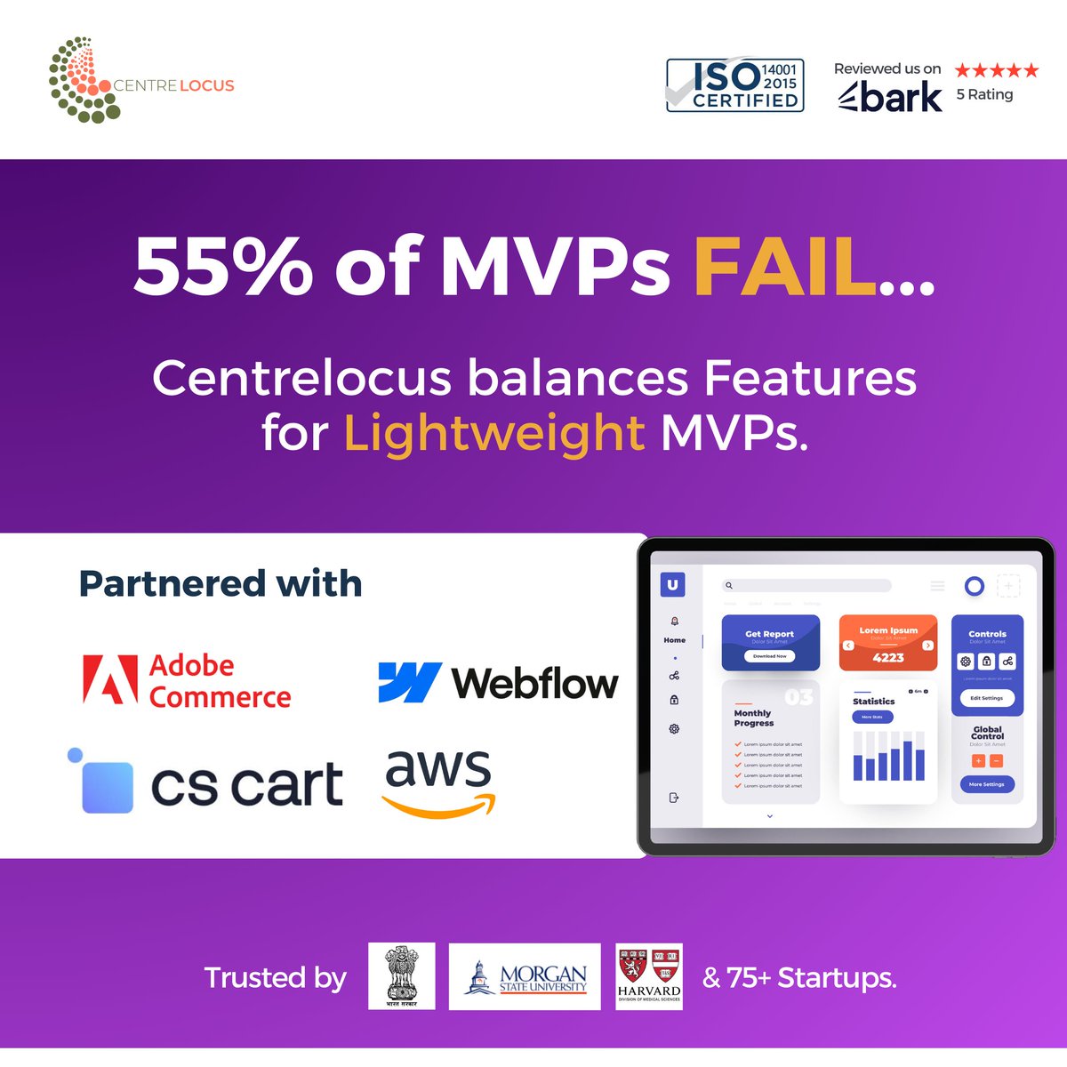 centrelocus's tweet photo. 55% of MVP's FAIL...
.
➡️Visit us: https://t.co/qrCycy8i4G
.
#MVPs #Die #MVPsDie #Design #FeatureBoat #Centrelocus #Shopify #Microsoft #Wix #Aws #Startups https://t.co/Siej3JnSJC
