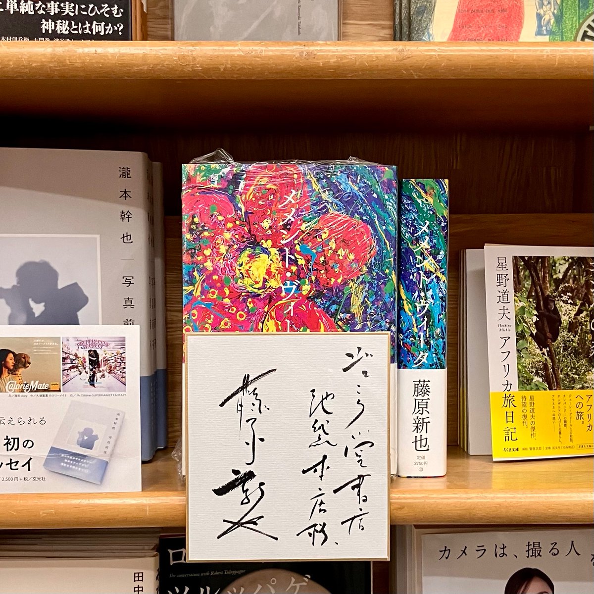 サイン本情報】 『メメント・ヴィータ』（双葉社）#藤原新也