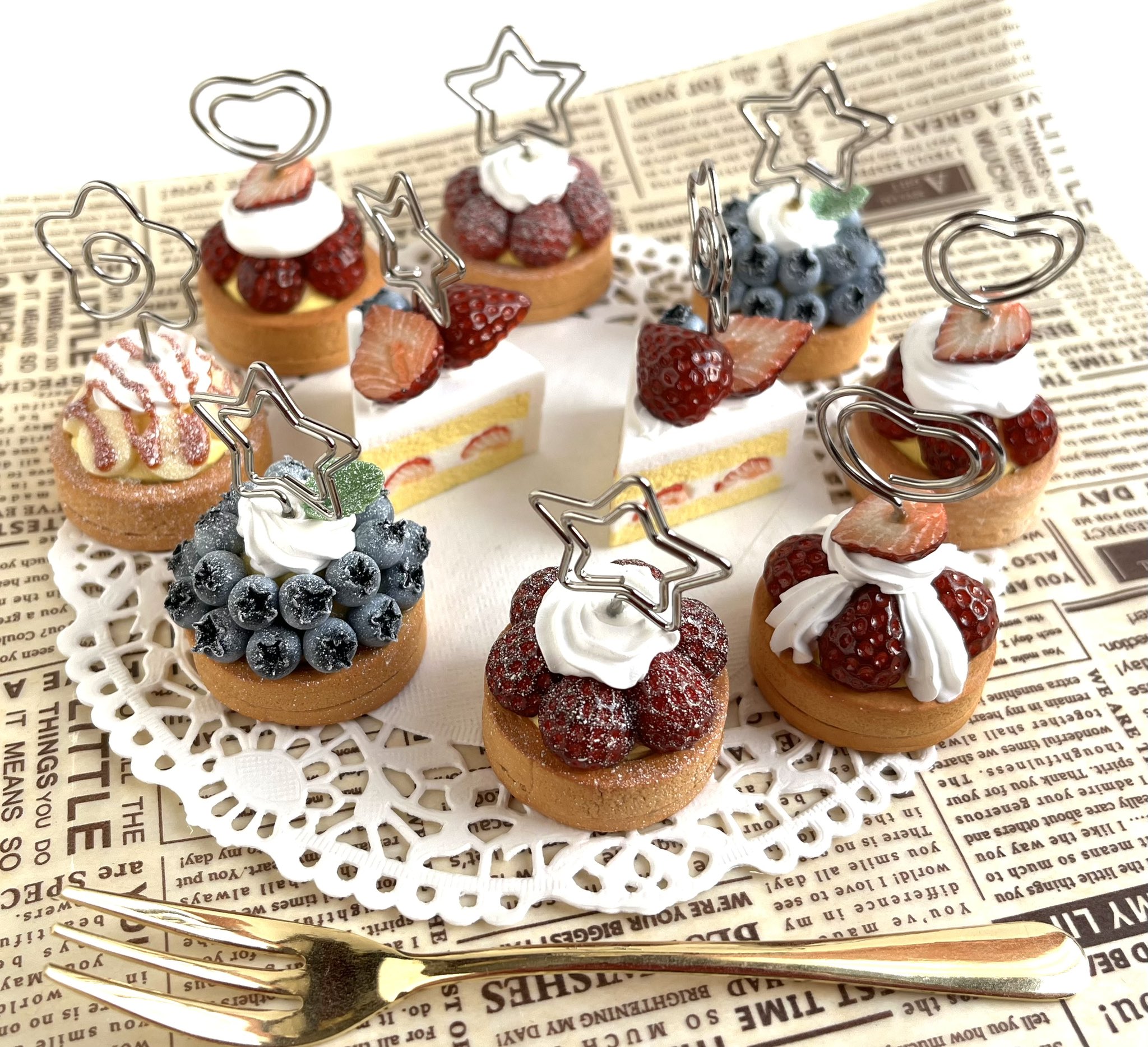 No.207◇ キウイのスイーツセット ◇ミニチュアスイーツハンドメイド