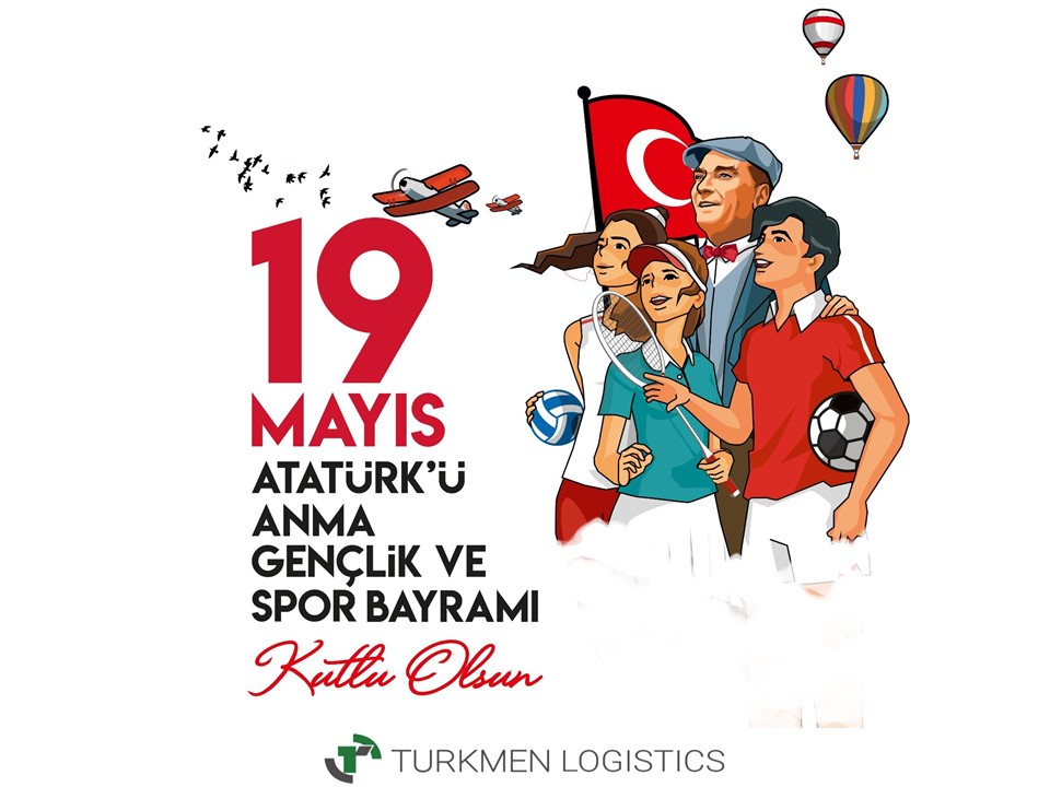 TurkmenLog's tweet image. 19 Mayıs Atatürk’ü Anma, Gençlik ve Spor Bayramımız Kutlu Olsun!

#19mayıs
#türkmenlojistik