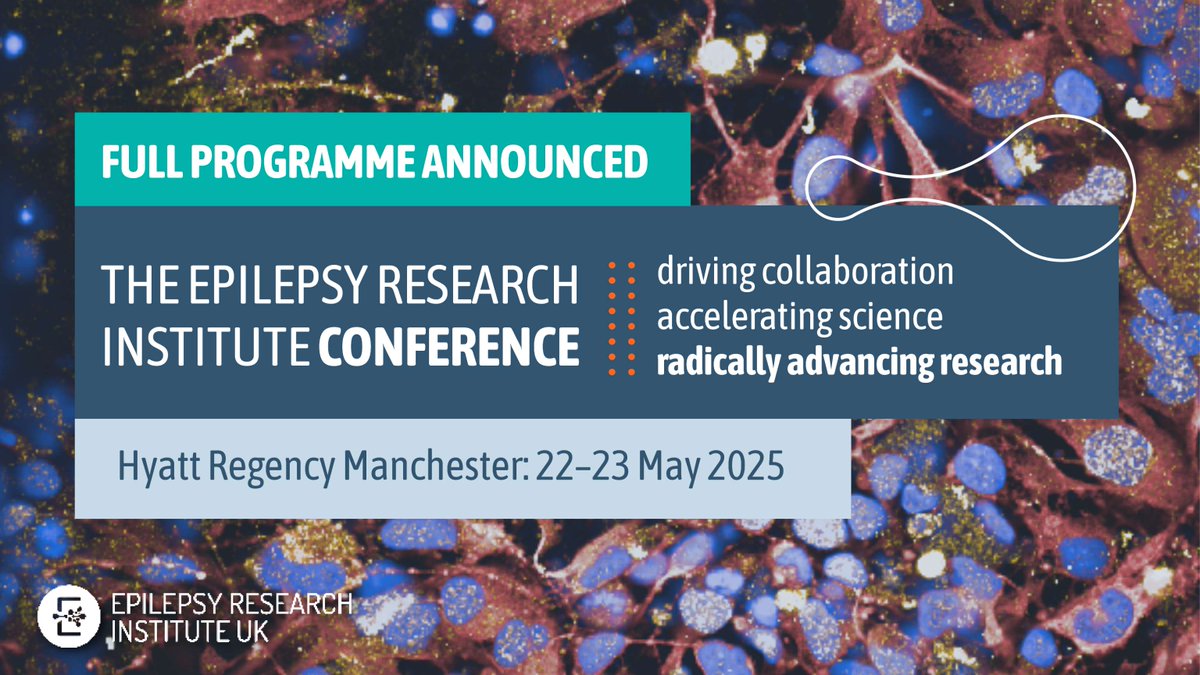 This #EpilepsyWeek, we're excited to welcome world-leading experts to the inaugural Epilepsy Research Institute Conference (22–23 May). We’ll be spotlighting the cutting-edge research driving change in #epilepsy – explore the full programme here: epilepsy-institute.org.uk/conference2025…