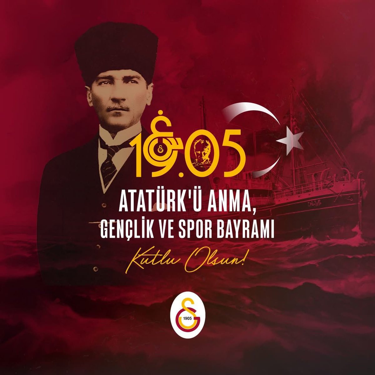 19 Mayıs Atatürk'ü anma ve Gençlik ve Spor Bayramımız kutlu olsun 🇹🇷🇹🇷🇹🇷🇹🇷