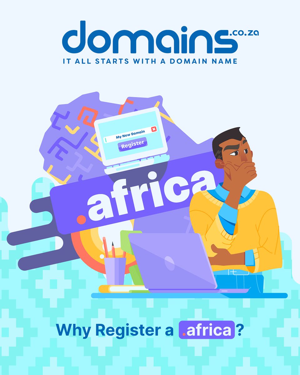 Celebrate #AfricaMonth with a bold move for your brand! 🌍
Get your .africa domain for just R99* until 31 May 2025.
It’s Africa’s &amp; your African business's time to shine! ✨
Read more: bit.ly/4miGv4h 
Ts&amp;Cs apply.
 #dotAfrica #ProudlyAfrican #AfricaOnline