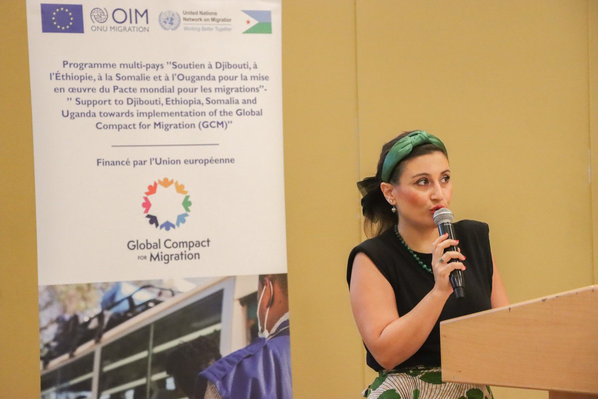 IOM Djibouti (@djiboutiiom) on Twitter photo L’OIM 🇩🇯 et l’<a href="/UEaDjibouti/">UE à Djibouti</a> ont réuni des partenaires ministériels et de la société civile pour une formation sur le #PacteMondialPourLesMigrations.
☑️Objectif : poser les bases d’un plan national d'implémentation du Pacte à Djibouti. L’OIM 🇩🇯 et l’<a href="/UEaDjibouti/">UE à Djibouti</a> ont réuni des partenaires ministériels et de la société civile pour une formation sur le #PacteMondialPourLesMigrations.
☑️Objectif : poser les bases d’un plan national d'implémentation du Pacte à Djibouti.
