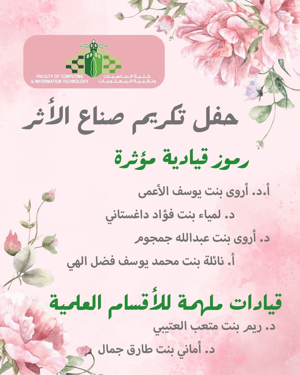 كلية الحاسبات FCIT# tweet media
