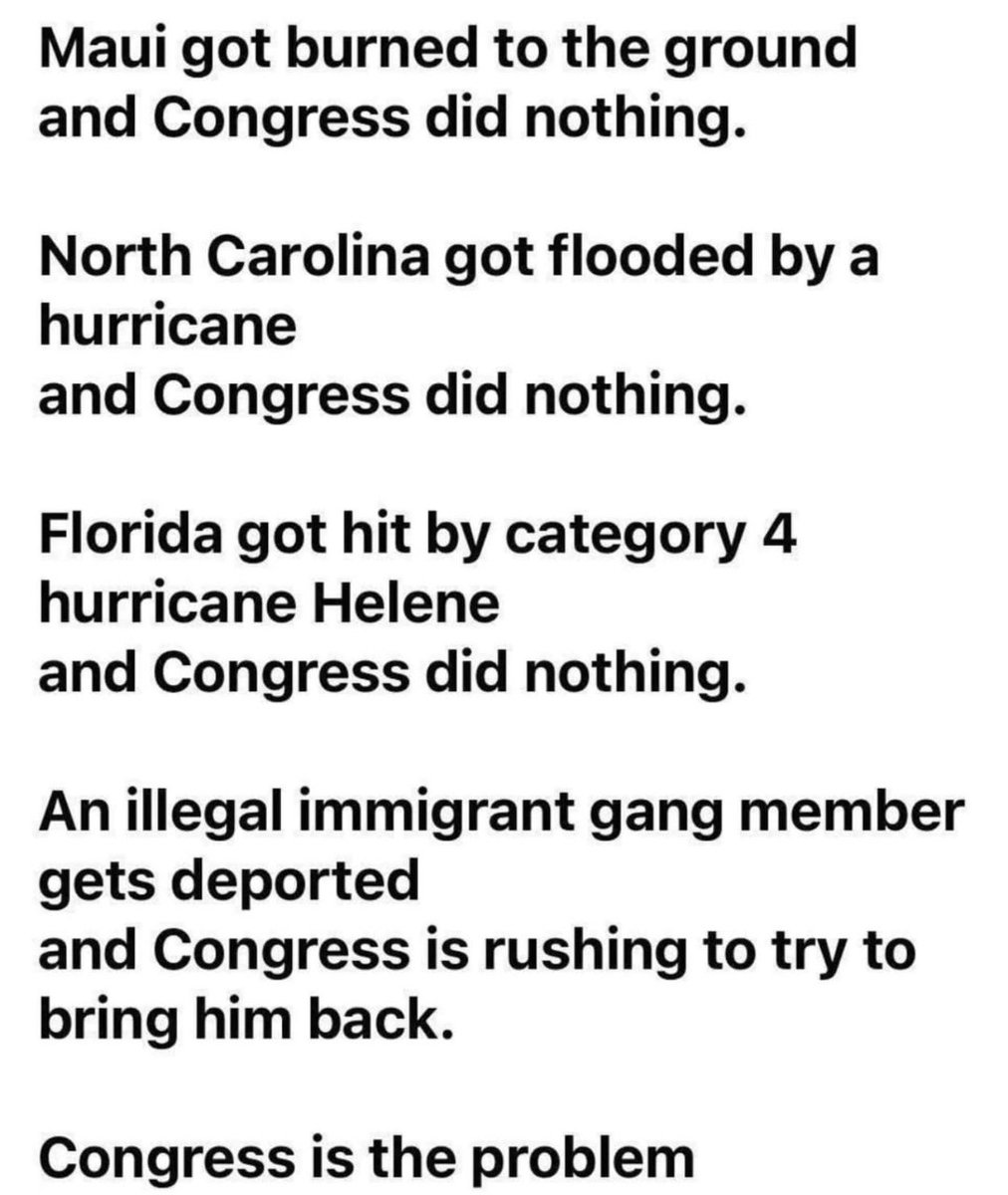 Congress is most definitely the problem!!!
