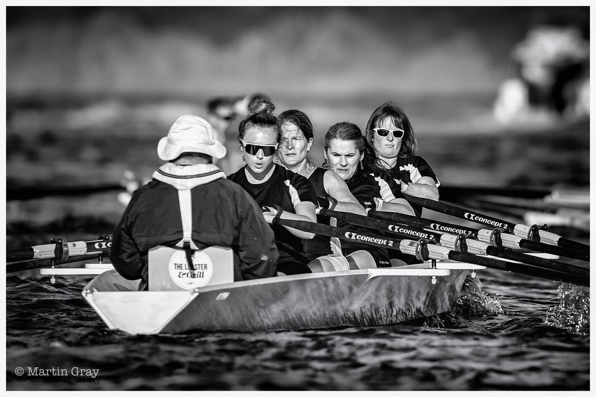 'Shot of the Weekend'...
Well in fact I couldn't make my mind up... so!
1 - 'Time to Row'... 🚣‍♀️
A B+W of  'The Lobster and Grill' Ladies Quad, just love the tones... blacks are black and the whites white, composition fits my eye perfectly... Love it! 
guernseysportphotography.com 📸