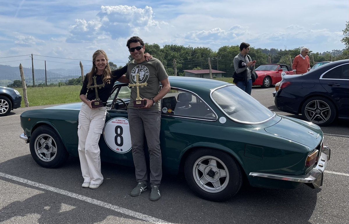 Ayer quedamos primeros en el Rallye CCO en Asturias. Nos lo pasamos en grande y la guinda fue ganarlo. El Bertone una maravilla, como siempre!! #alfaromeo
