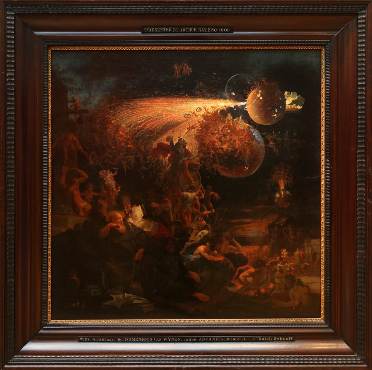 visionocturna_'s tweet photo. "Tentazioni di Sant' Antonio (The Temptation of Saint Anthony)" - Domenicus van Wijnen (1680s). In collection of the National Gallery of Ireland @NGIreland.
#art #fineart #painting #scene #religious #symbolism #temptation #saing #anthony #museum #ireland https://t.co/1mBq4zoAui