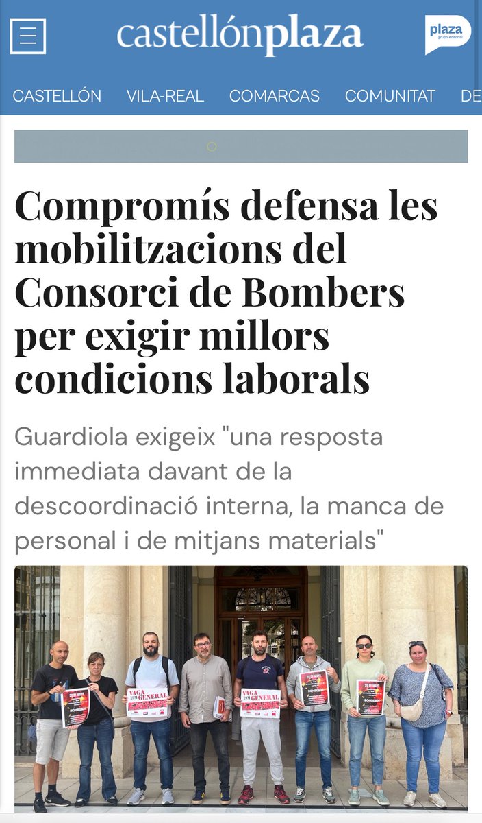 🗣️ <a href="/DavGuardiola/">David Guardiola 🇵🇸</a> exigeix "una resposta immediata davant de la descoordinació interna, la manca de personal i de mitjans materials"

📲 castellonplaza.com/castellonplaza…