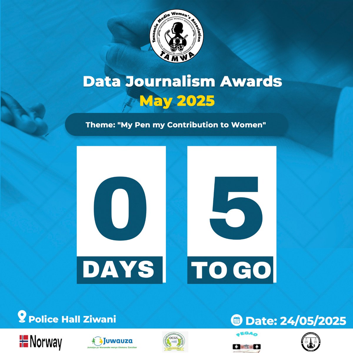 TAMWA Zanzibar (@tamwa_zanzibar) on Twitter photo Data Journalism Awards 2025.
Jambo tunalo! Data Journalism Awards 2025.
Jambo tunalo!
