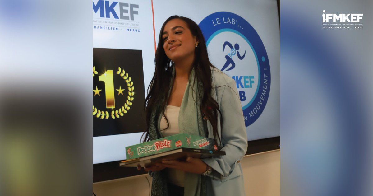 ifmk_ef's tweet photo. Un Logo pour le Lab' 🔬

Résultat et remise des prix suite au concours organisé pour définir le logo du laboratoire de recherche de l'IFMK EF - le Lab' 🏆

Bravo à tous les participants et félicitations à Sofia ZAOUI qui remporte le concours ! 👏🏼 https://t.co/Dcg5GifvkR