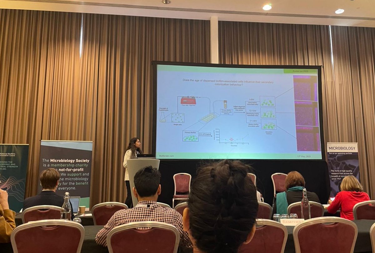 ABSOLUTE_ERC's tweet photo. @ERC_Research @UCD_Research @UCDEngArch @UCD_ChemEng The ABSOLUTE team had a very productive time presenting at this year's Biofilms11 Confernce. See their papers in the programme here: https://t.co/dbdw0vaFfB https://t.co/DJRTrEVivL