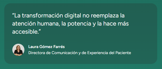 ICR (@icrcat) on Twitter photo Hem participat en l'informe de #tendències 2025 en sanitat privada de <a href="/Doctoralia/">Doctoralia España</a> amb l'expertesa de la Laura Gómez, Directora de Comunicació i Experiència del pacient, i l'Olga Sant, Responsable de Marketing i Estratègia Digital.
Descarrega'l aquí: pro.doctoralia.es/recursos-gratu… Hem participat en l'informe de #tendències 2025 en sanitat privada de <a href="/Doctoralia/">Doctoralia España</a> amb l'expertesa de la Laura Gómez, Directora de Comunicació i Experiència del pacient, i l'Olga Sant, Responsable de Marketing i Estratègia Digital.
Descarrega'l aquí: pro.doctoralia.es/recursos-gratu…