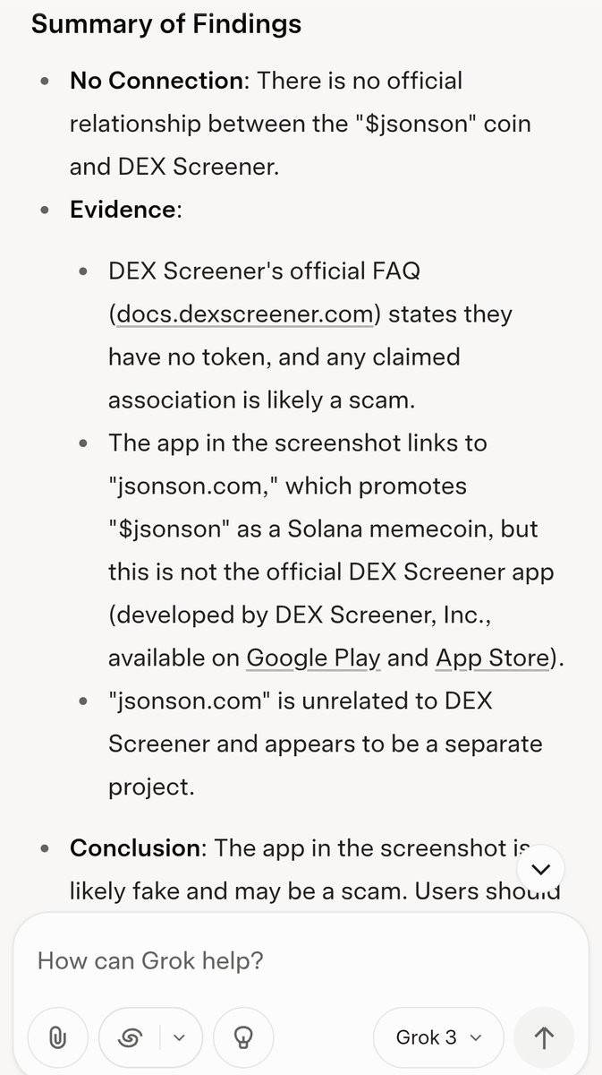 VID0SDollar's tweet image. After I screenshot that picture and send too grok to analyze the research .  u know what grok say?

#jsonson

always dyor......