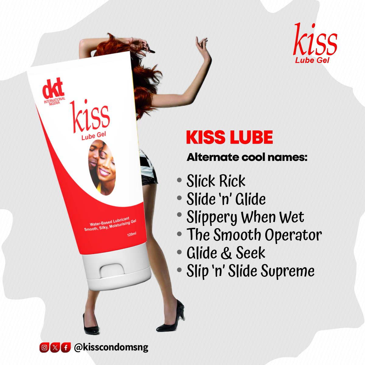Alternative names for a Kiss Lube, each with a unique vibe.
Liquid Love — made for those who want to feel everything, effortlessly. ❤️‍🔥
.
Call:7790
Visit: honeyandbanana.com/honey-basket
.
#dkt #KissCondoms #KissLubeGel #LiquidLove #FeelEverything #KissLubeMagic #LubeLife #PassionFlow