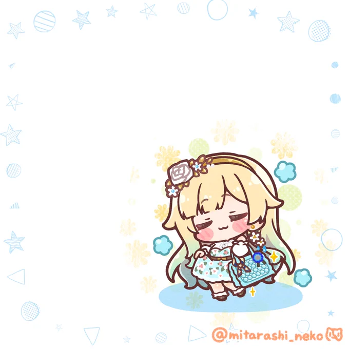 エマお嬢様のよそ行きコーデこれがセレブの防御力ですわ～#えまぁーと 