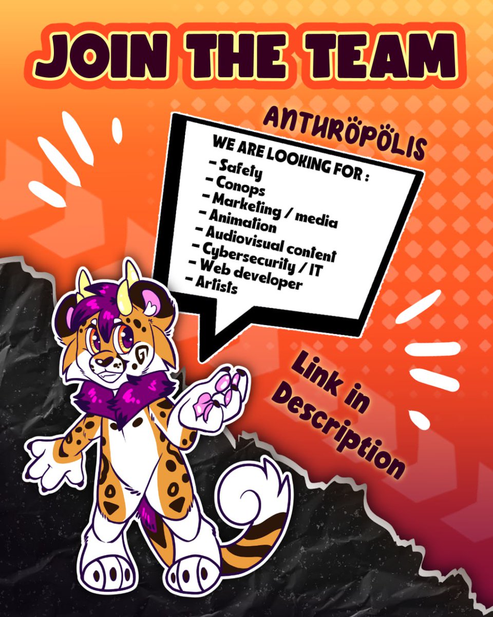 Anthropolis_'s tweet photo. 🤝Join the Team

🇬🇧Our team want to level up !!!👀
Would you like give us a paw and help us with sharing your abilities ?? 
This is the right place ^^

⬇️Link⬇️
https://t.co/NAcYB8oRWG
-------------------
https://t.co/4NDacKm41x https://t.co/KDGnK6gfqJ