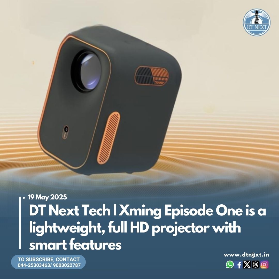 dt_next's tweet image. The Xming Episode One projector brings big-screen entertainment home with 1080p resolution, Google TV, and native Netflix support—at Rs 29,999. Read our full review.

🖊️ @ashwinpowers

dtnext.in/technology/dt-…

#DTNext #DTNextTech #XmingEpisodeOne #Projector #Xming #Gadgets