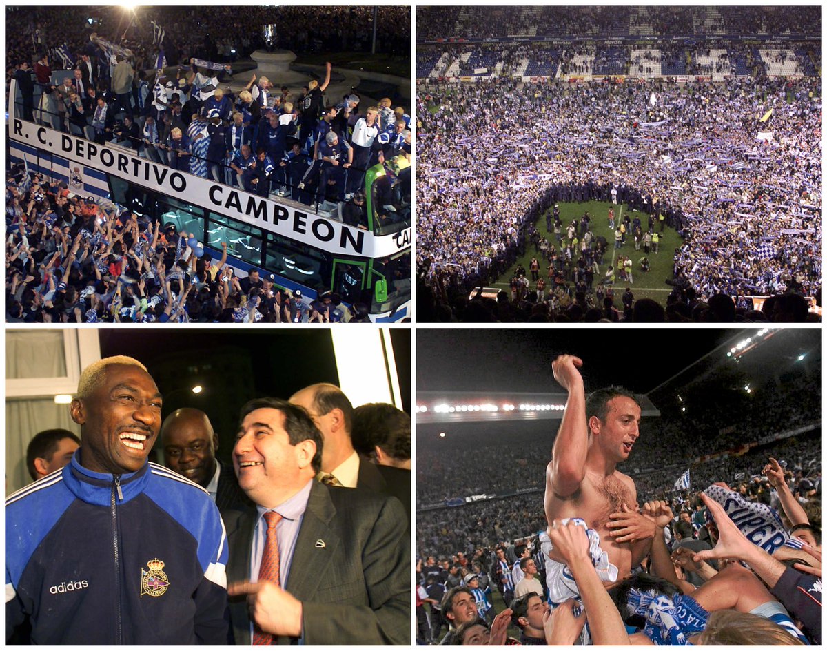 Cuando se convirtió en 𝟏 𝐝𝐞 𝟗

🏆 Se cumplen 25 años de <a href="/LaLiga/">LALIGA</a> del <a href="/RCDeportivo/">RC Deportivo</a> 

De ese día hay mucho que decir... y mucho que contar

🤍💙 El título que estaba esperando toda una ciudad. ¡Felicidades, A Coruña!