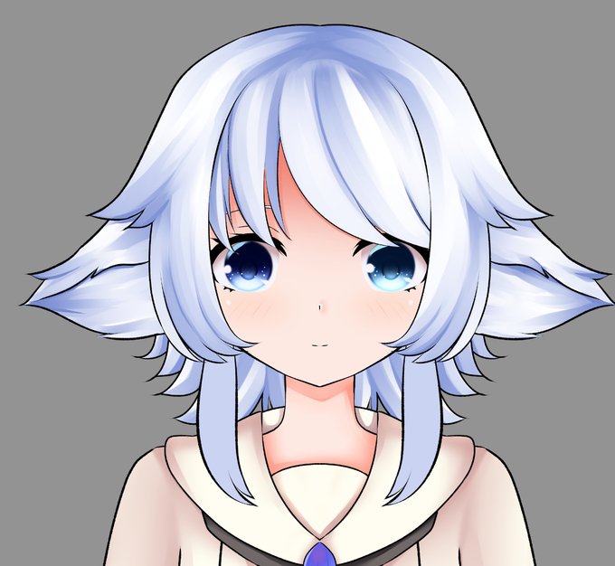 おめめ塗りなおしたり髪足してみたりした 