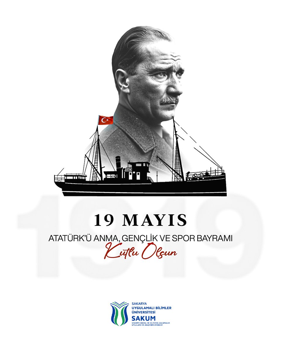 19 Mayıs Atatürk'ü anma, Gençlik ve Spor Bayramı Kutlu Olsun! 🇹🇷