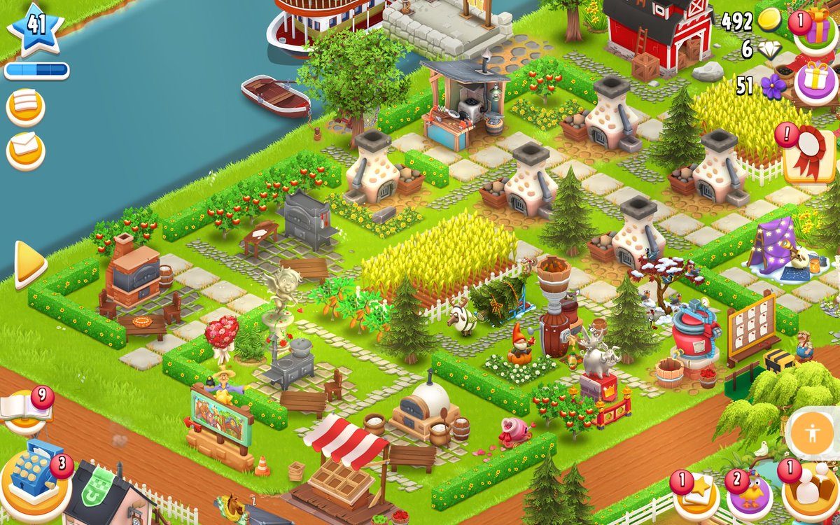 ✅ขายฟาร์มเก็บของยกเมล เวล41
📍119฿ ยกเมล
-โรงนา 1800 ยุ้ง550
#haydaythailand  #haydayshop #hayday