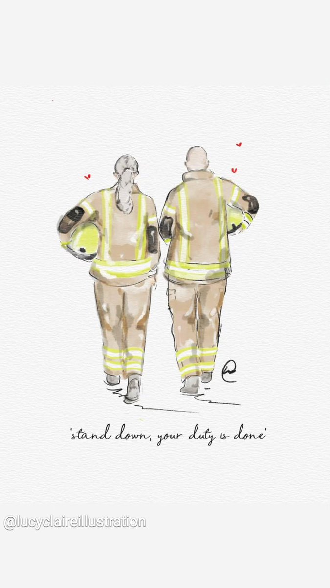 Still can't believe we lost two fire fighters last week 💔 thank you Martyn for sharing all your knowledge with me and training Me up to be the firefighter I am today! 
Fly high 🪽