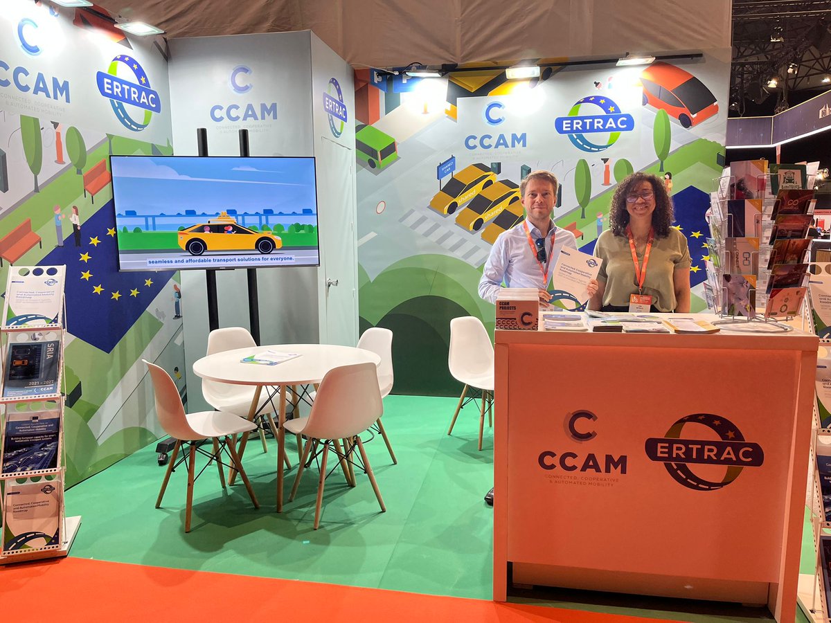 ERTRAC_EU's tweet image. ERTRAC is on site at #ITSSeville2025!
Let’s talk #CCAM and what’s next for EU #research in automated driving.
Find us in the exhibition area - Booth A57. We would love to connect.