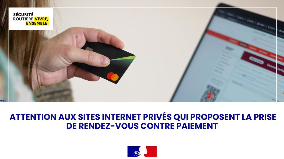 Vous avez besoin d'un rendez-vous médical pour un permis de conduire professionnel ou suite à une infraction ?

Attention aux sites internet proposant des RDV payants, seule la visite médicale est à régler.

Soyez vigilant !

Pour prendre RDV➡️ urlr.me/FhYHdm