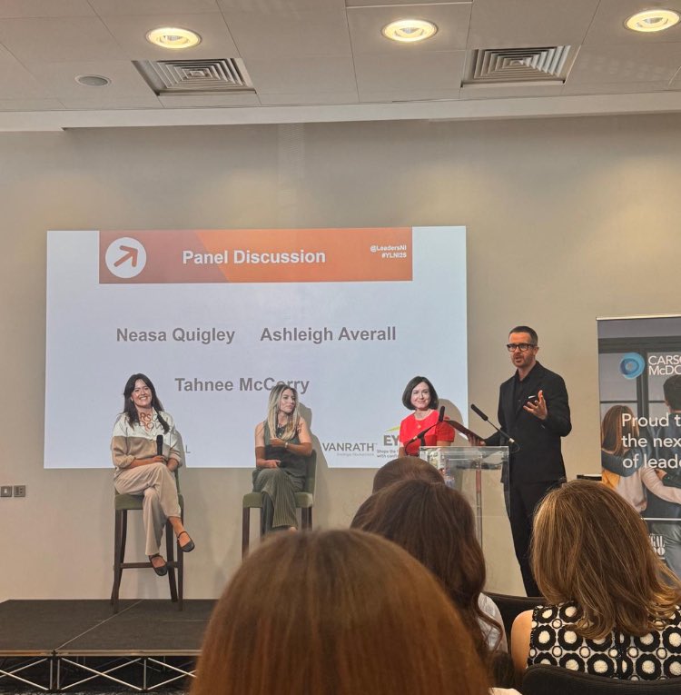 Great day on Friday at the <a href="/LeadersNI/">Leaders NI</a> Young Leaders Conference!

Brilliant speakers, great networking opportunities, sunshine and food – fantastic day all round! 👏🏼

#YLNI25 #YoungLeadersNI #FutureLeaders