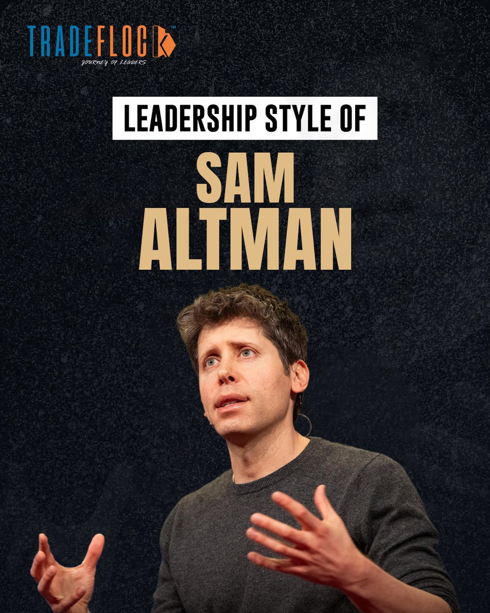 TradeFlock's tweet image. How Sam Altman drives the World through the revolution of Open AI? His #leadership lessons have the answer to the question.
Read on our website: tradeflock.us/leadership-les…
#TradeFlock #tradeflockus #samaltman #openai #leadershiplessons #aiinnovation