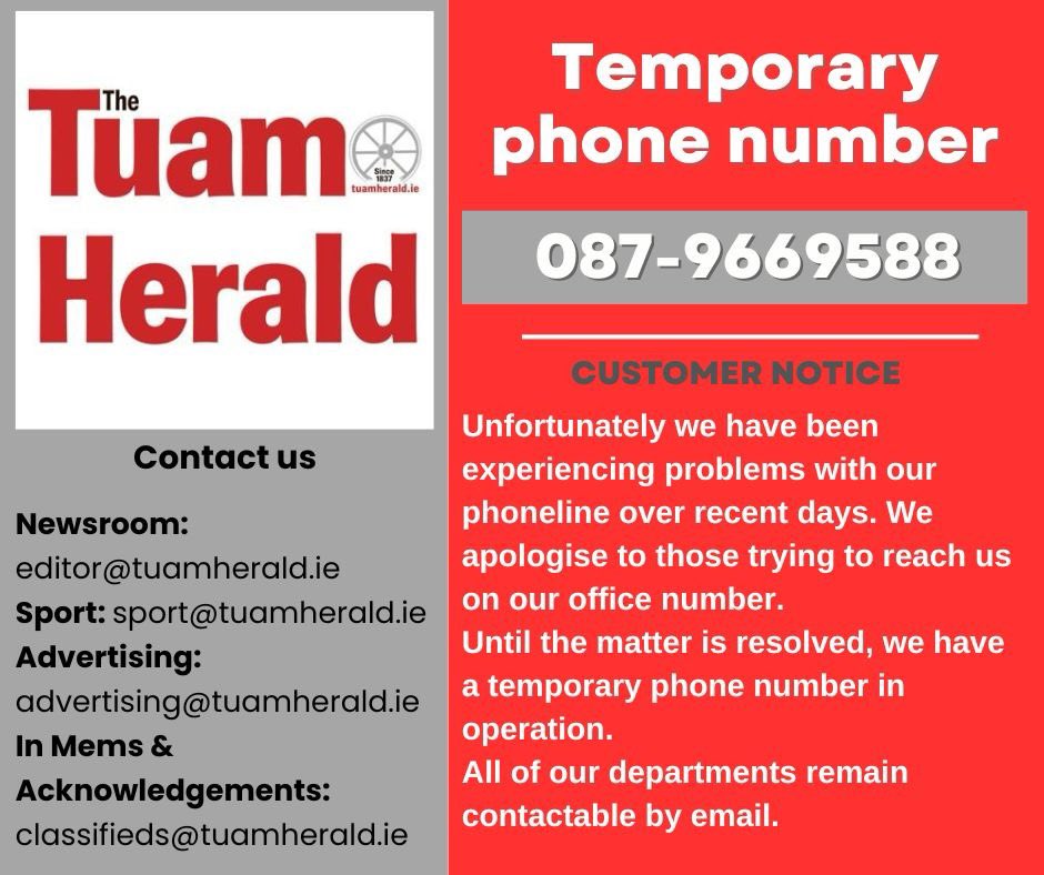 We apologise to those experiencing difficulties in contacting our offices. Please share below. We will let you know when our usual number is operational again.