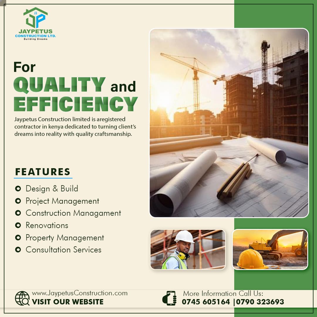 jaypetus's tweet photo. We make your dreams a reality.

Reach out to us today for all your Construction needs. https://t.co/AJDAIpuVtQ
