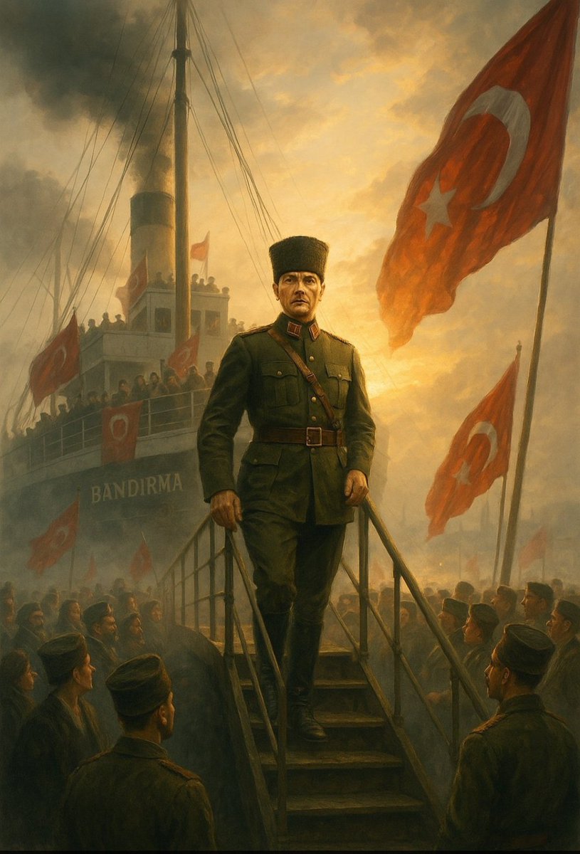 GEMİDEN KARAYA BİR
ADIM, BİR ADIMDAN
YÜZBİNLERCE
YÜREKLE BİR VATAN