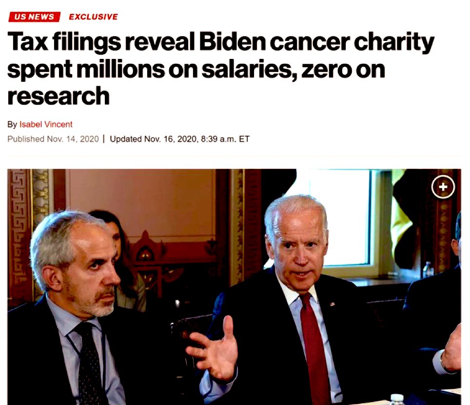 amuse's tweet image. COVERUP: I wonder if the Biden family is regretting this scam yet?