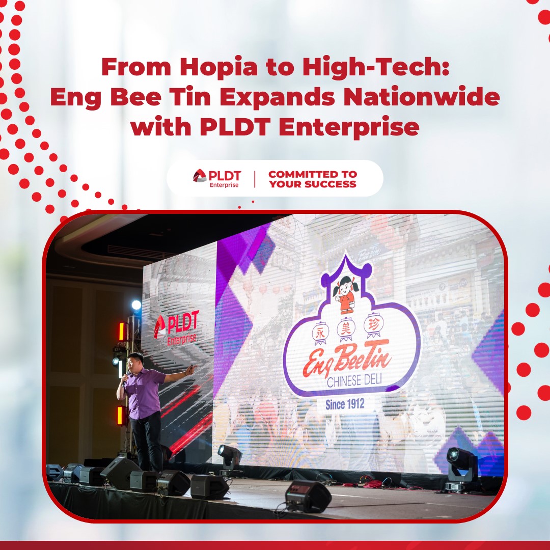 What happens when a beloved Filipino brand embraces digital transformation?

Discover how Eng Bee Tin leveled up its operations and expanded nationwide.

Read more: bit.ly/pldtenterprise…

#CommittedToSME
#CommittedToYourSuccess