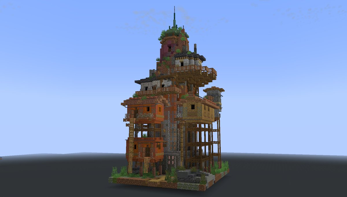 a little village 

 warm-up session [3/3] 

 Tags: [#Minecraft #Minecraftbuilds #minecraft建築コミュ #マイクラ #マイクラ建築勉強会 #バニラ建築学部 #Minecraft軍事部]