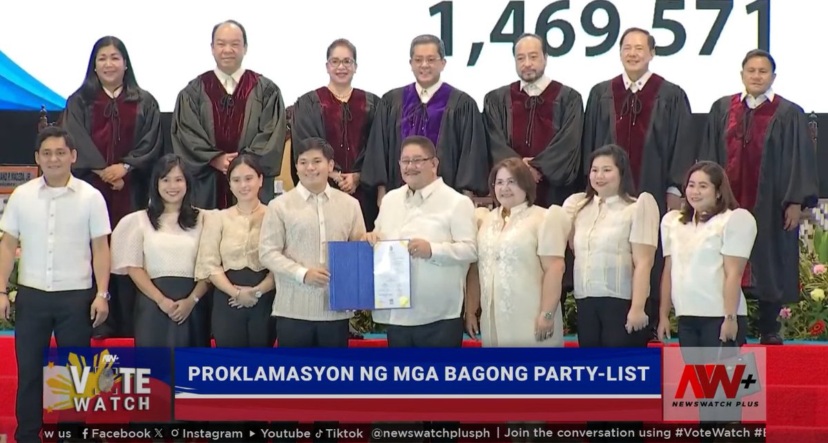 newswatchplusph's tweet photo. LOOK: House Minority Floor Leader Nonoy Libanan and Rep. JC Abalos will return to the 20th Congress as representatives of 4PS party-list, which secured two seats in #Eleksyon2025 | @bylancemejico

#VoteWatch https://t.co/gDv0v3Rijy