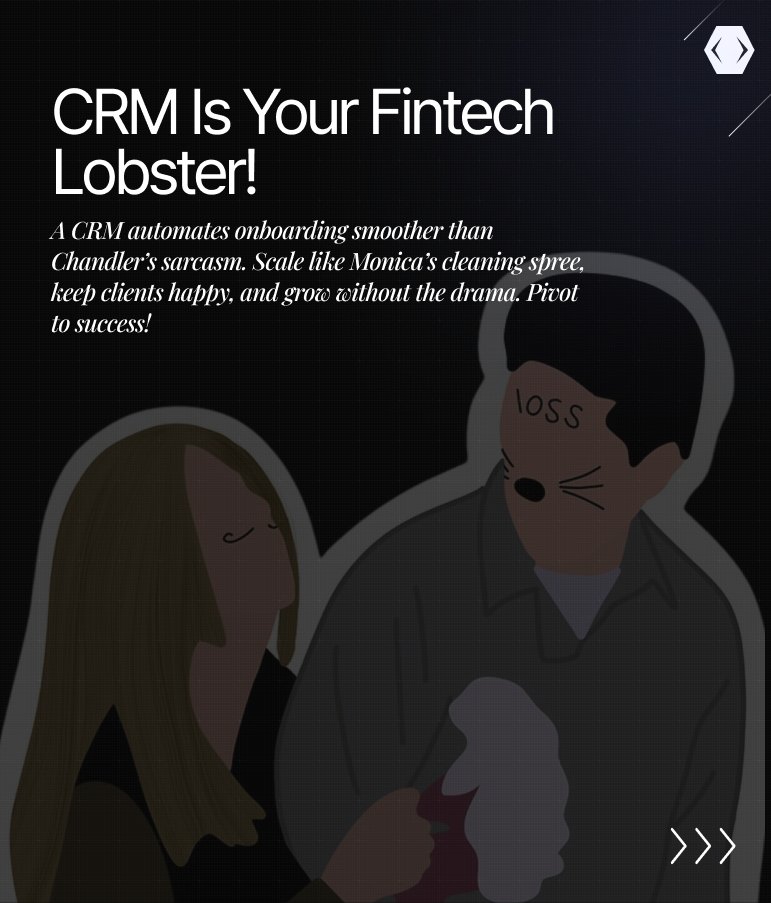 Levitation_in's tweet image. Still onboarding like it’s Season 1 of Friends? Pivot to CRM or risk becoming the “Smelly Cat” of fintech. 🐾
#SoftwareDeveopment #Fintech #CRM #LevitationInfotech #Technology #Friends #Netflix