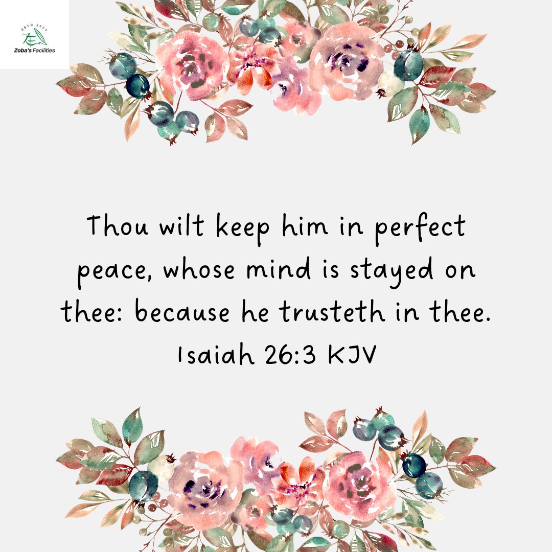 #wordfortheweek
#zobasfacilities