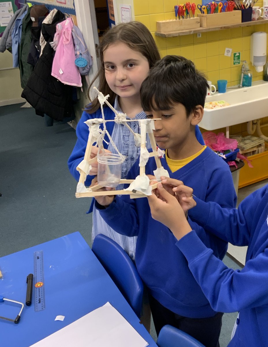 Year 4 have been busy making an Egyptian Shaduf in their Design and Technology lesson.