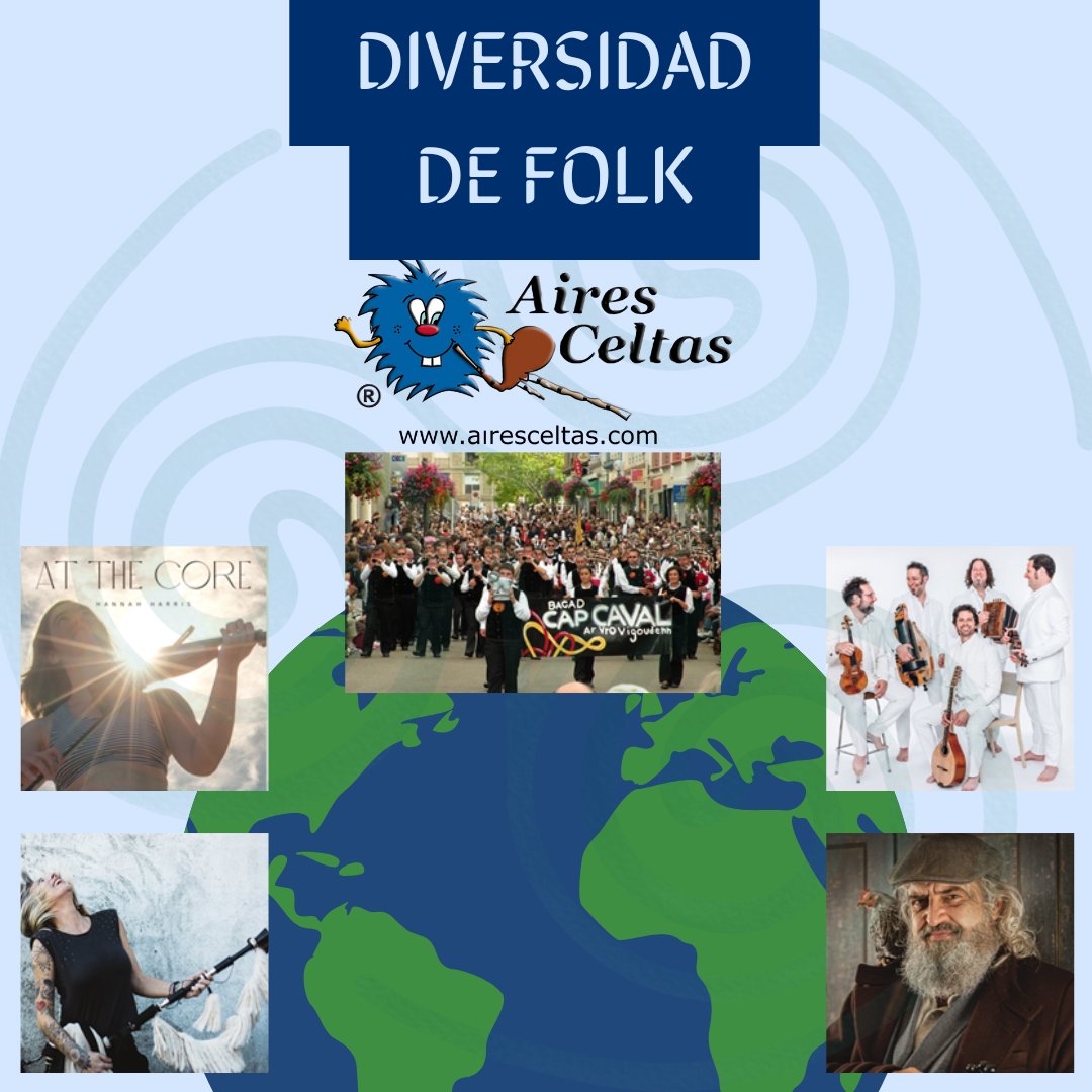 airesceltas.com
¡DIVERSIDAD DE FOLK! Hannah Harris, <a href="/SusanaSeivane/">Susana Seivane 🍍</a> <a href="/leventdunord/">Le Vent du Nord</a> Bagad Cap Caval, Faiscas Da Pontraga, Yves Lambert... + SM (Gueta Na Fonte - Boda en Navia)