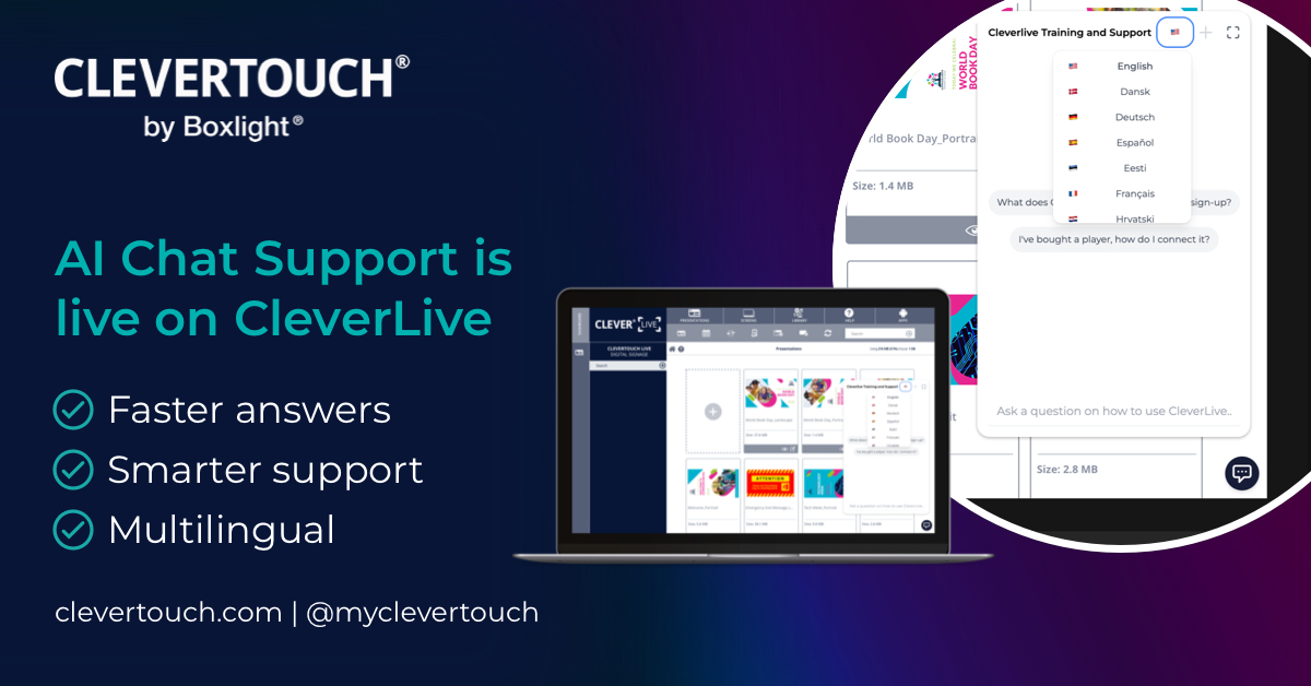 We’ve just launched our new #AI Chat Support Tool on the #CleverLive portal! Designed to support training &amp; troubleshooting, this intelligent assistant will help users get quick answers &amp; reduce the need for first-line support. Just look for the Chat icon when you’re logged in.
