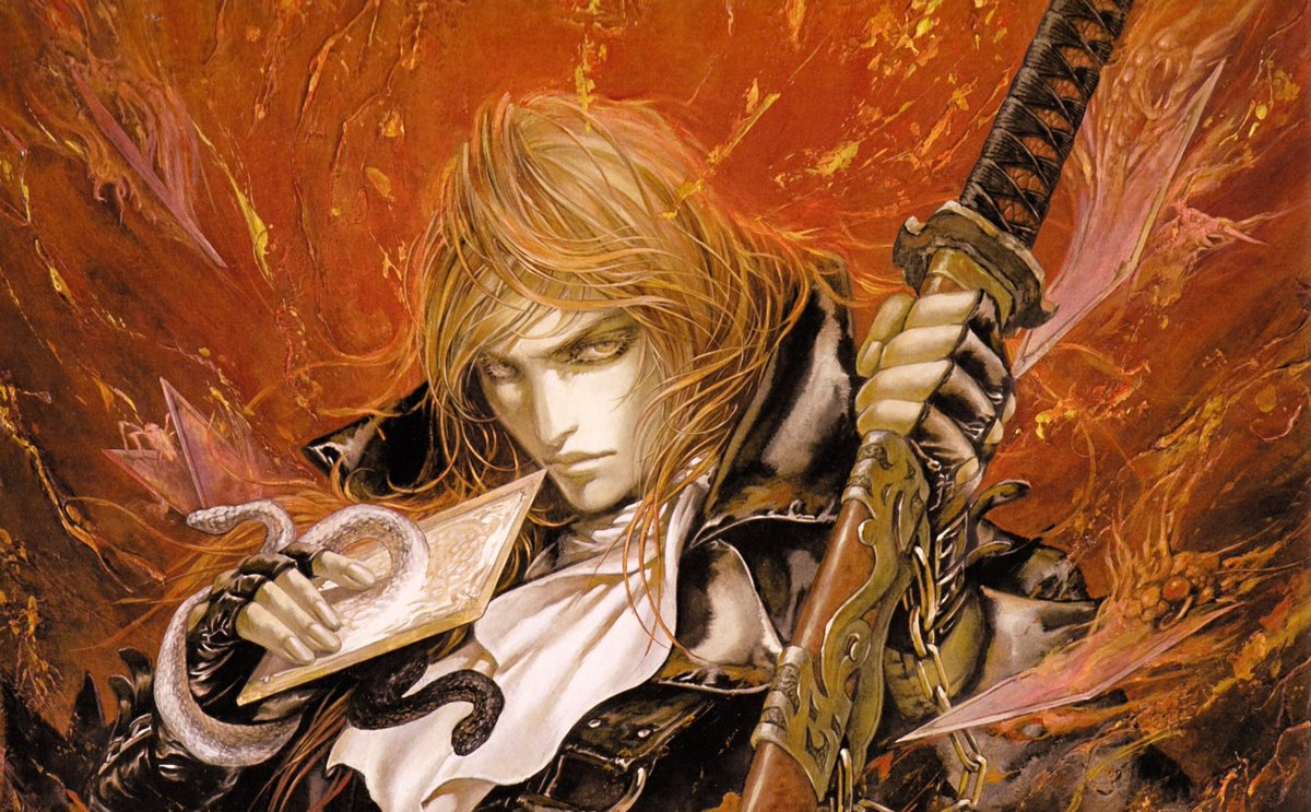 peachflavor3d's tweet image. The artwork of Chou-Denki Card Battle: Youfu Makai - Kikuchi Shuugyou by Ayami Kojima used on the cover of the #Bandai #WonderSwan release. This could easily be mistaken by a #Castlevania character. Usual upscale/clean/retouch process applied.